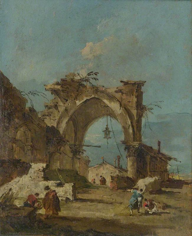 Capriccio con rovine - National Gallery, London